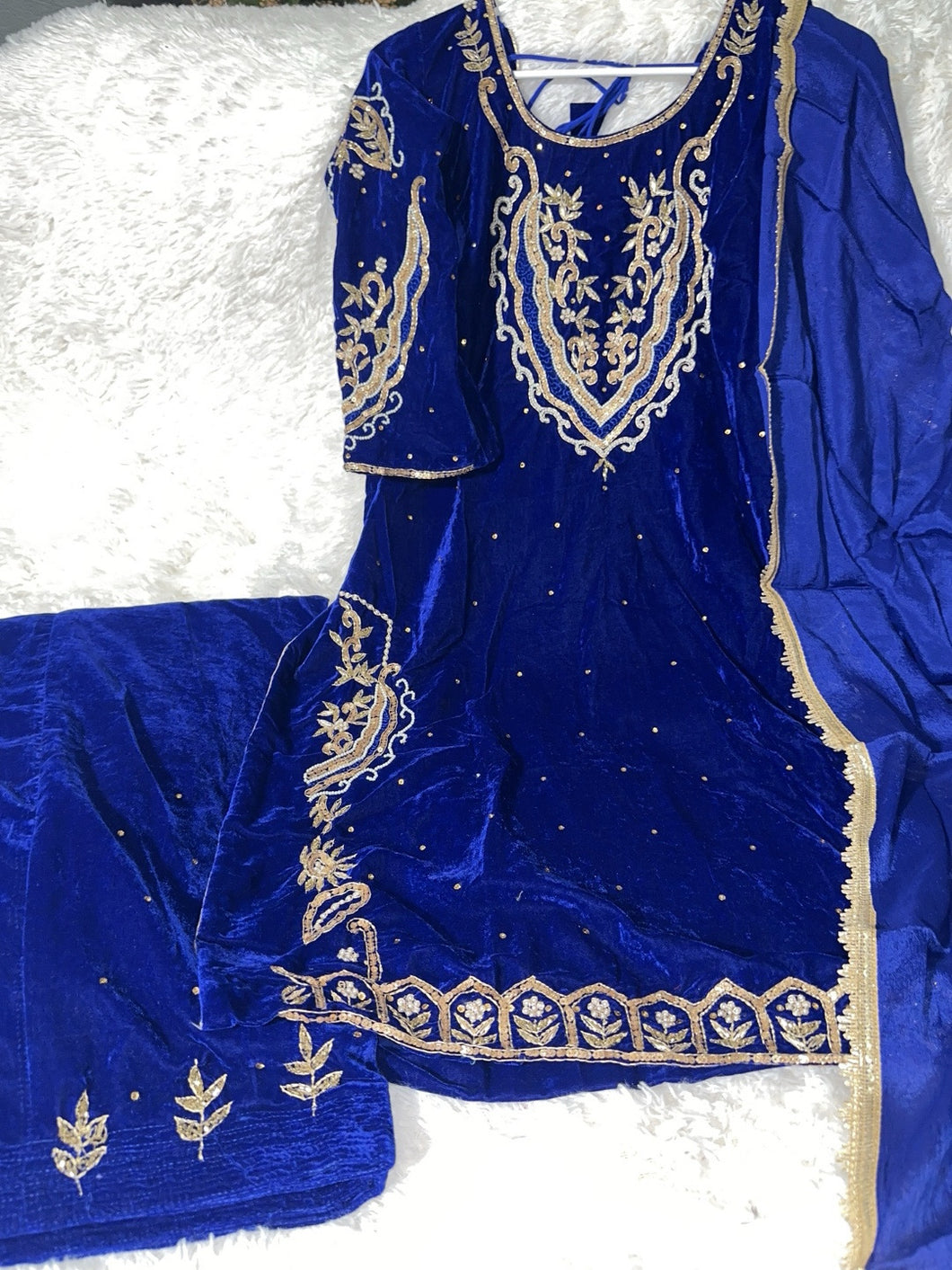 Royal Blue velvet